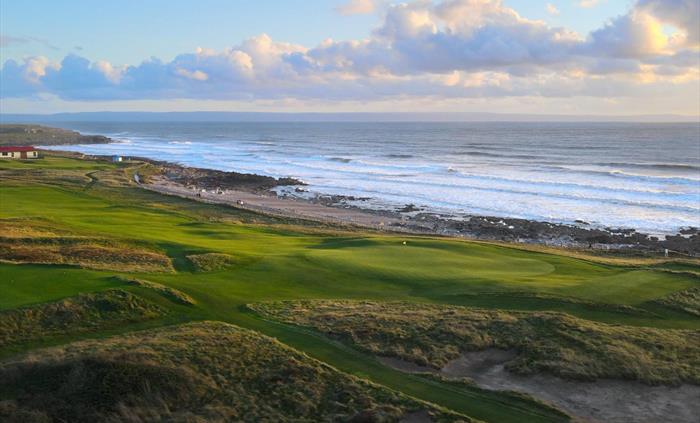 Hole 1 from the air